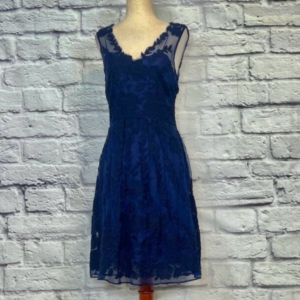 Yoana Baraschi Lace Silk Size 6 Dress - Like New.